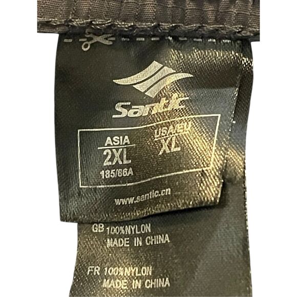 New Santic Mens Black Gray Quick Dry Ripstop Mountain Bike Cycling Shorts XL - Picture 10 of 13